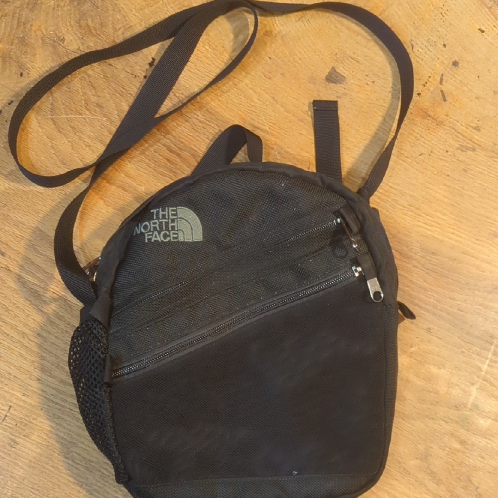 The North Face Black Crossbody Bag with Mesh Pocket